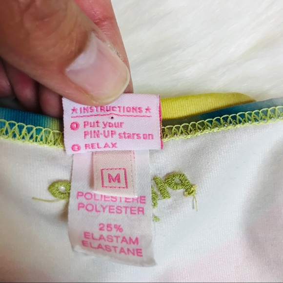 🔥SOLD🔥 Designer Pin Up Stars sequin monokini VS - Picture 11 of 11